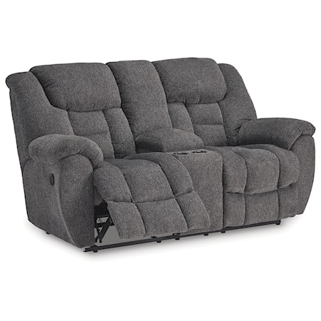 Reclining Loveseat With Console