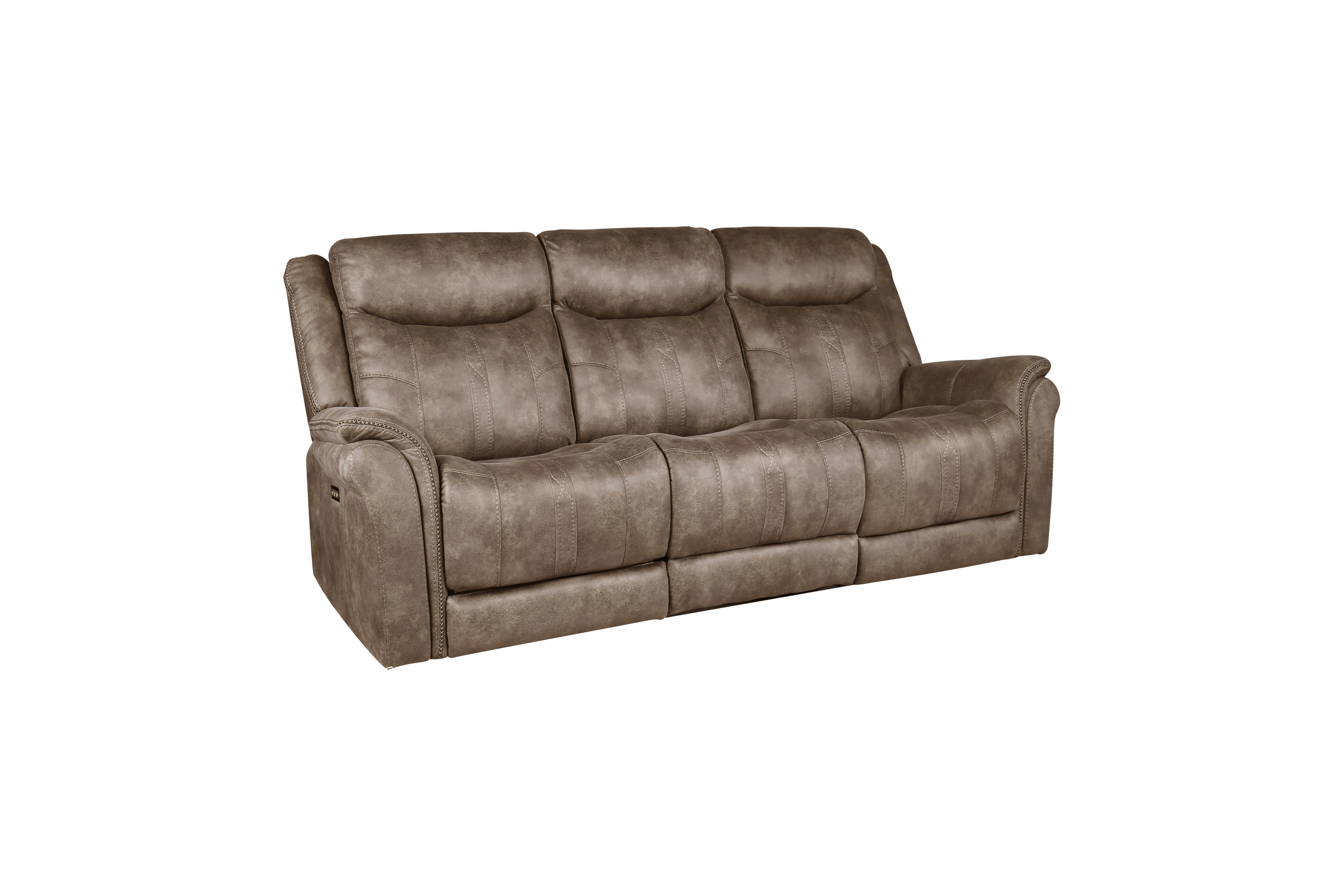 Steve Silver Morrison MOR950SC Power Reclining Sofa with USB Port Standard Furniture