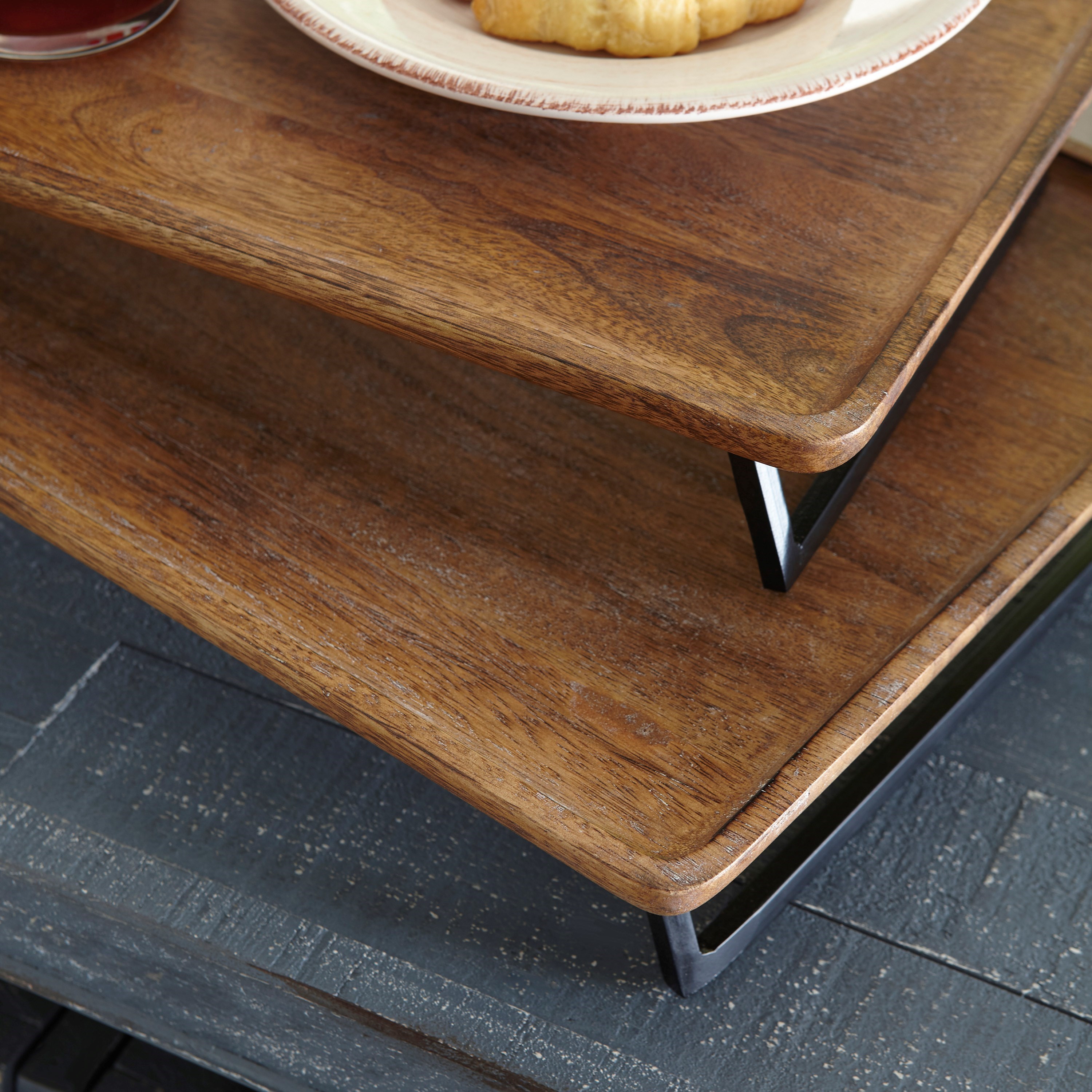 Kaleena Brown/Black Tray Set