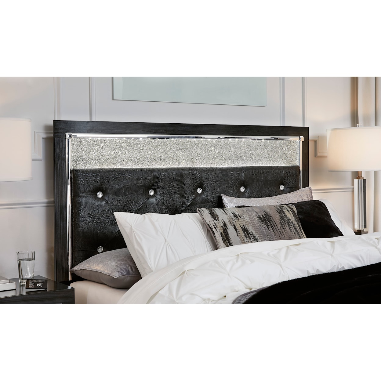 Ashley Signature Design Kaydell Queen Upholstered Panel Headboard