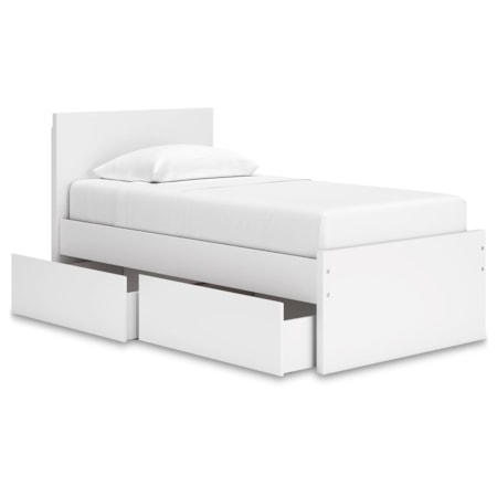 Twin Panel Platform Bed