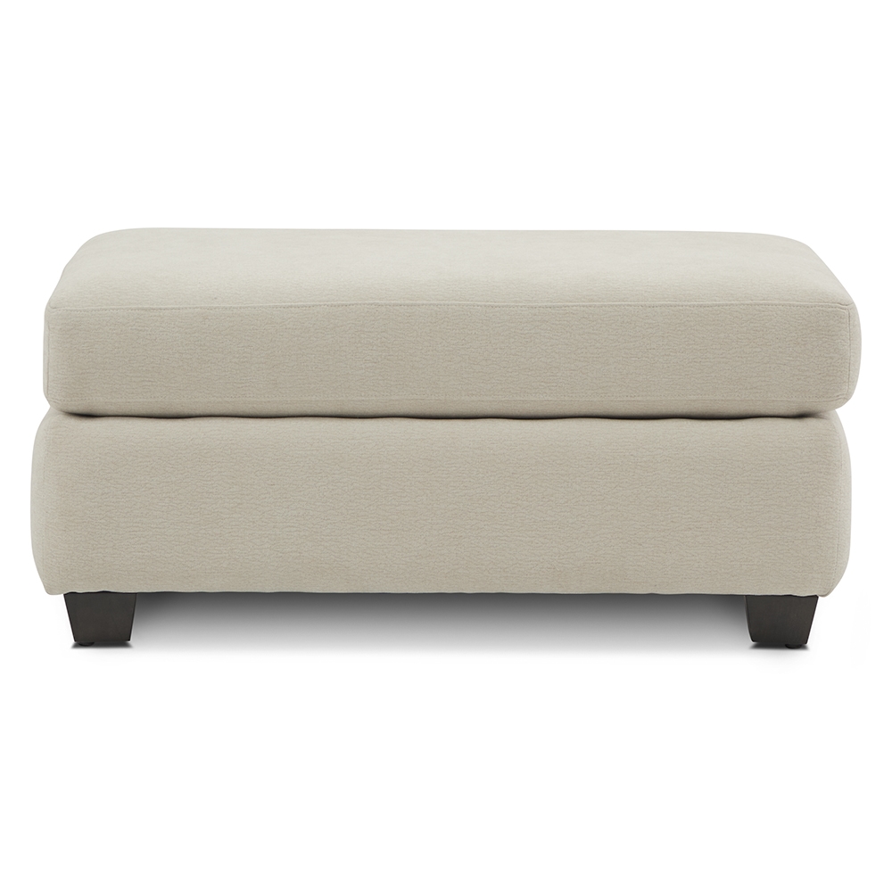 Rect. Accent Ottoman w/Tapered Block Feet