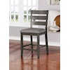 Furniture of America - FOA Viana 2-Piece Counter Height Chair Set