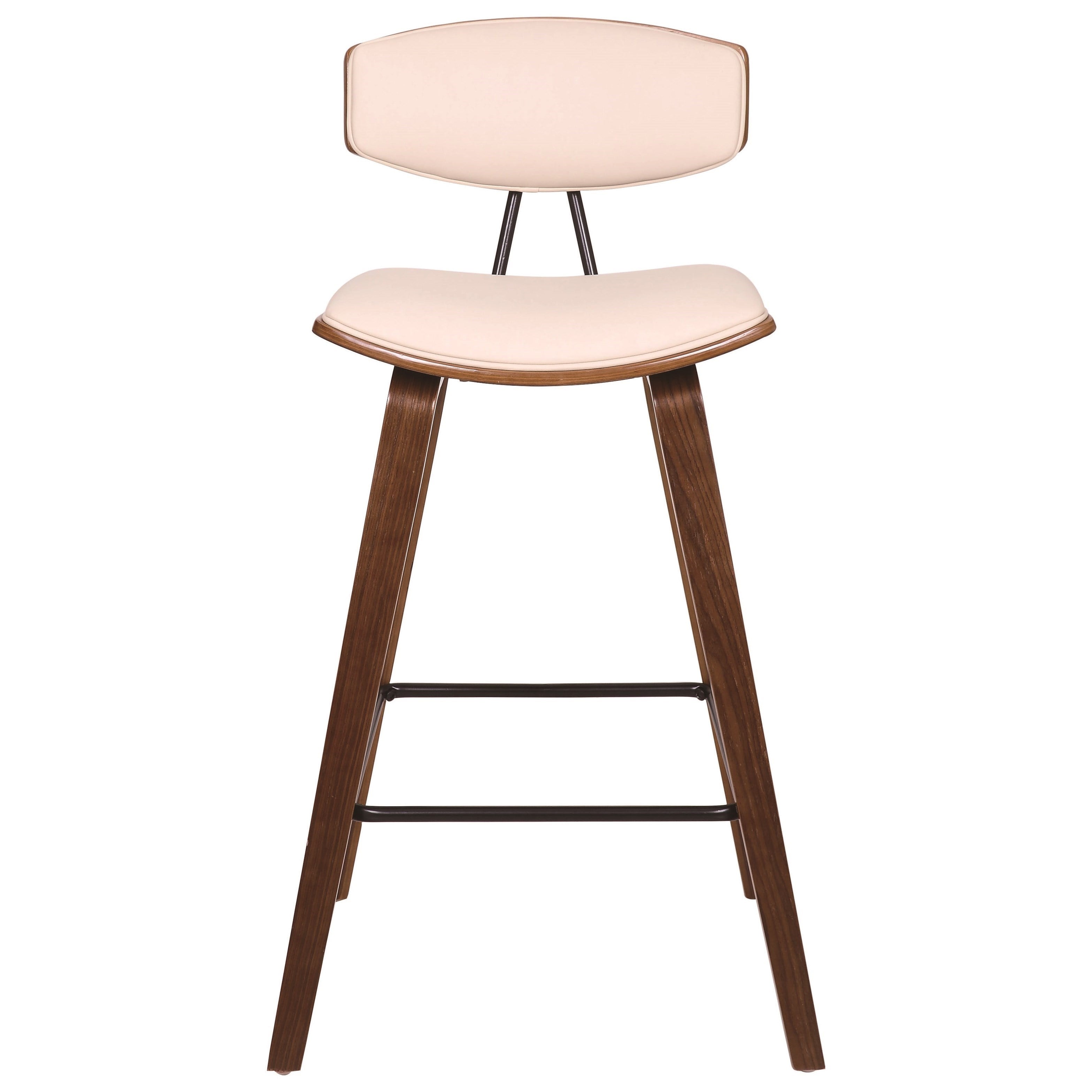 Armen Living Fox 26" Upholstered Counter Height Stool