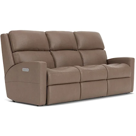 Power Reclining Sofa w/ Pwr Headrests