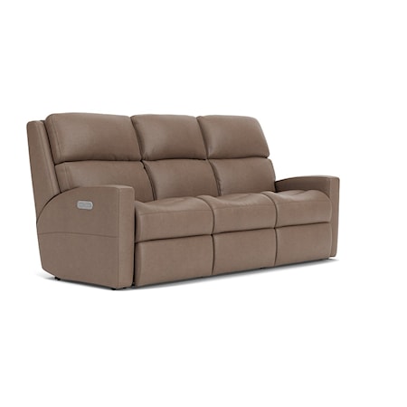 Power Reclining Sofa w/ Pwr Headrests