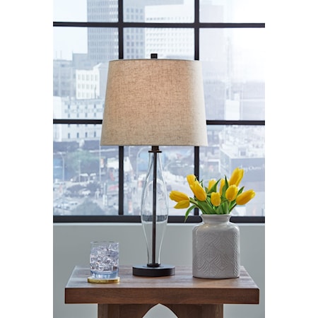 Glass Table Lamp (Set of 2)