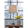 Ashley Furniture Signature Design Travisburg Glass Table Lamp (Set of 2)
