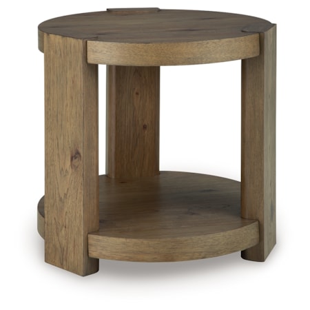 Round End Table