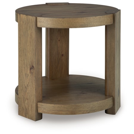 Round End Table