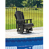 Signature Design by Ashley Hyland wave Outdoor Swivel Glider Chair