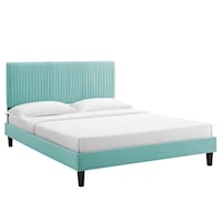 Performance Velvet Full Platform Bed