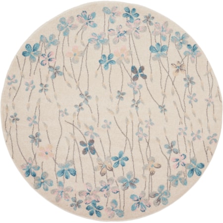 5'3" Round  Rug