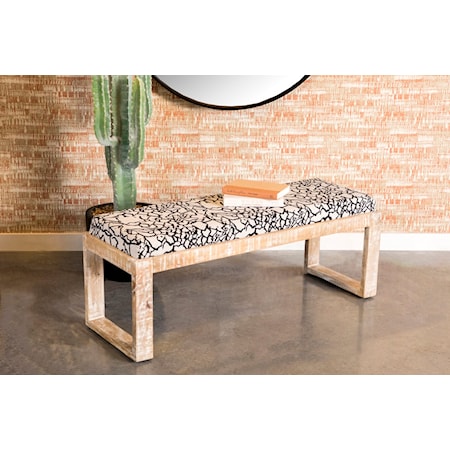 Aiden Fabric Accent Bench