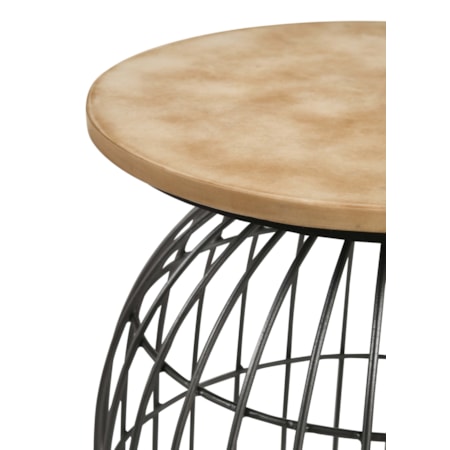 Bernardo Wire Frame Side Table and