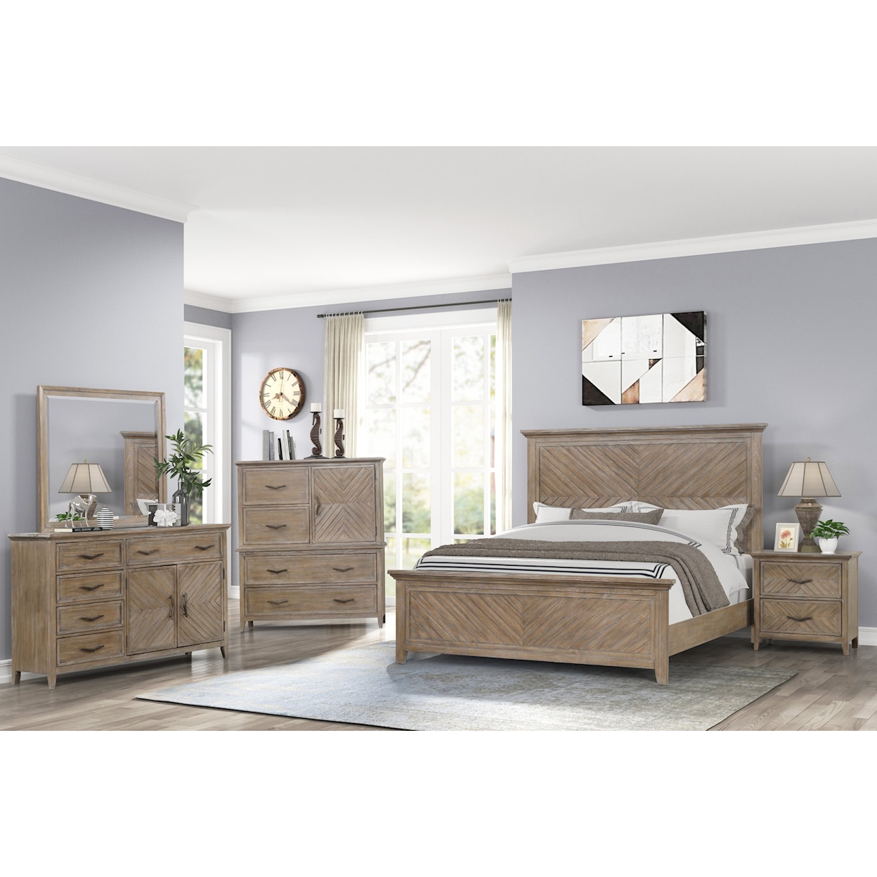 New Classic Tybee King Panel Bed