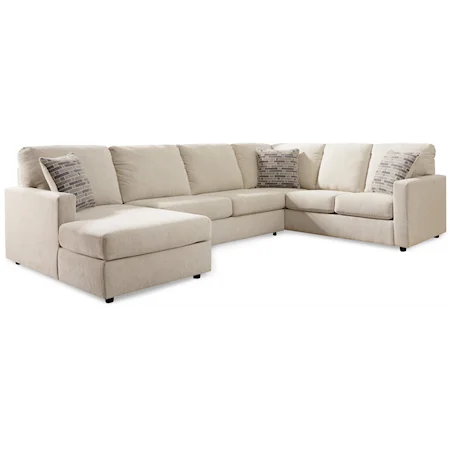 3-Piece Sectional with Chaise