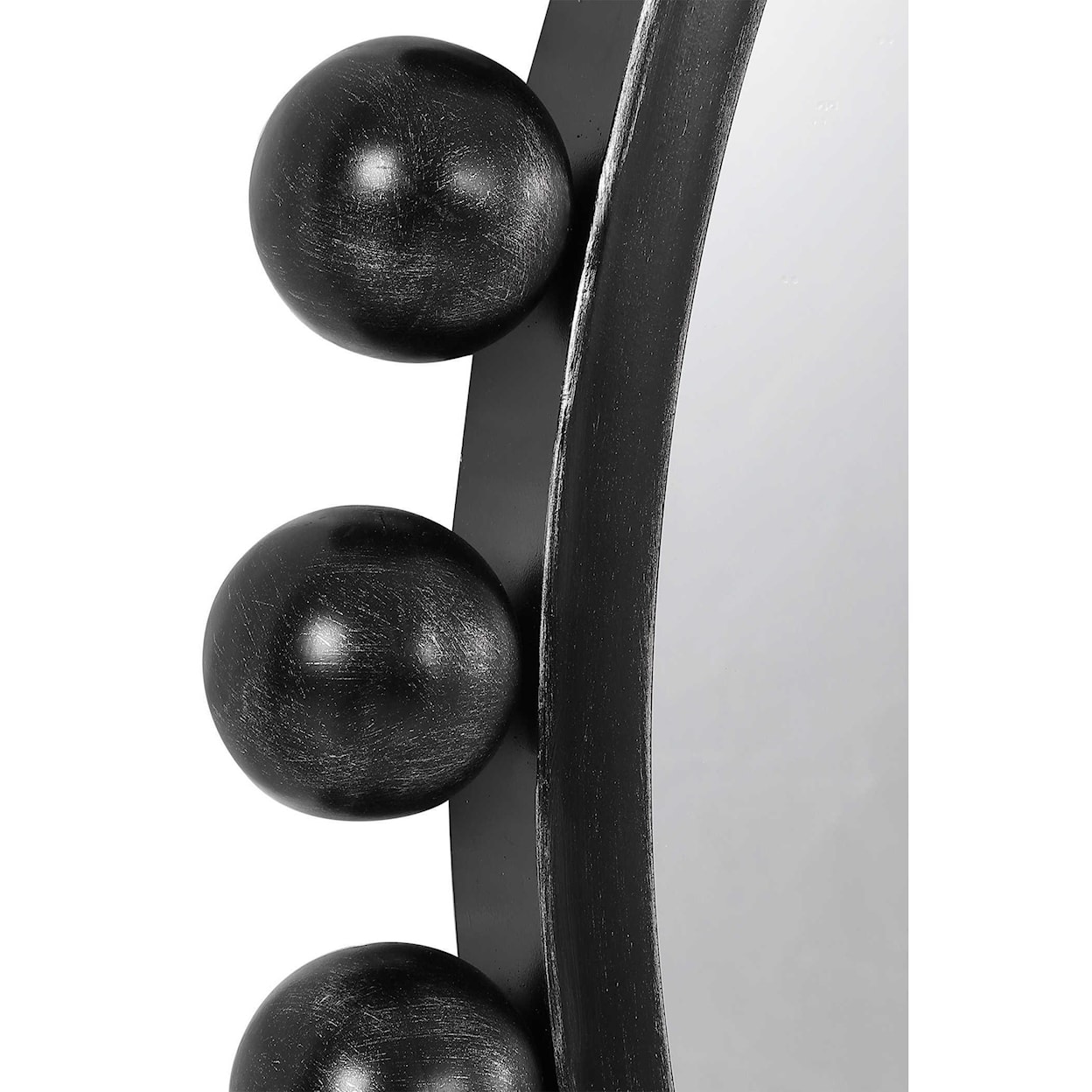 Uttermost Mirrors - Round Cyra Black Round Mirror