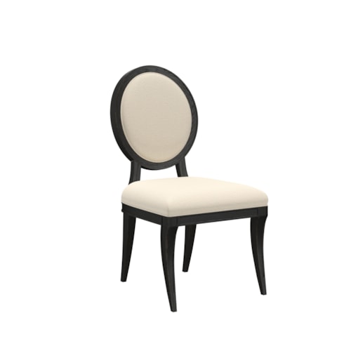Traditional Side Chair with Oval Back