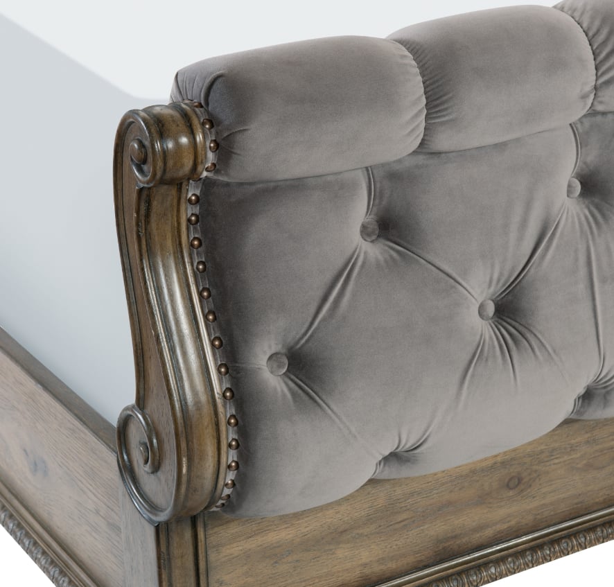 Homelegance Rachelle Queen Upholstered Sleigh Bed