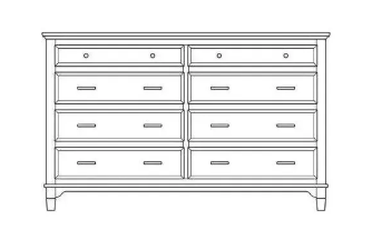 8-Drawer Dresser