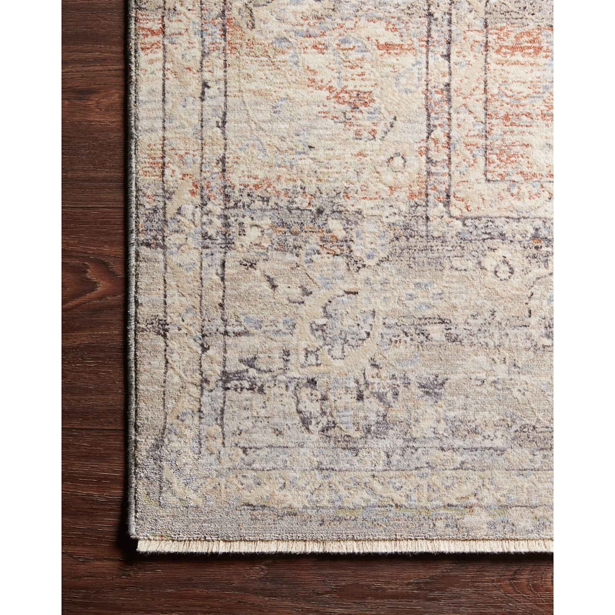 Reeds Rugs Faye 7'10" x 10' Denim / Rust Rug