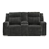 Signature Design by Ashley Furniture Martinglenn Power Reclining Loveseat with Console