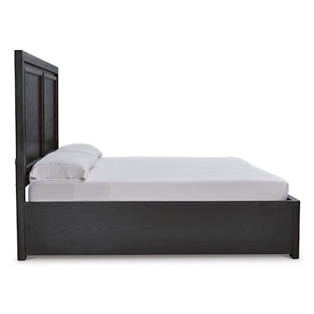 King Panel Storage Bed