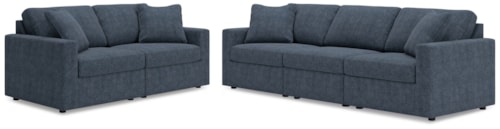 3-Piece Sectional Sofa And 2-Piece Sectional Loveseat