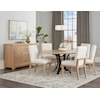 Vaughan Bassett Crafted Cherry - Bleached Upholstered Side Dining Chair