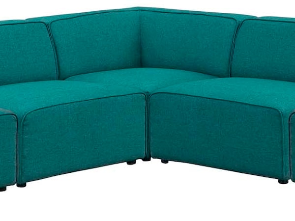 5 Piece Armless Sectional Sofa Set