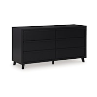 Contemporary 6-Drawer Dresser