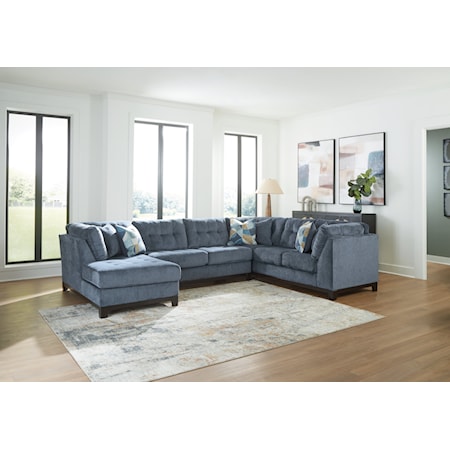 3-Piece Sectional With Chaise