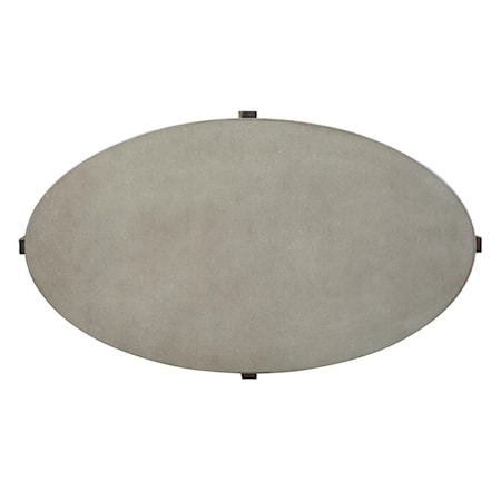 Oval Cocktail Table