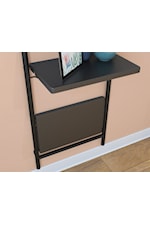 Sauder Miscellaneous Storage Transitional 5-Shelf Bookcase with Concealed Storage