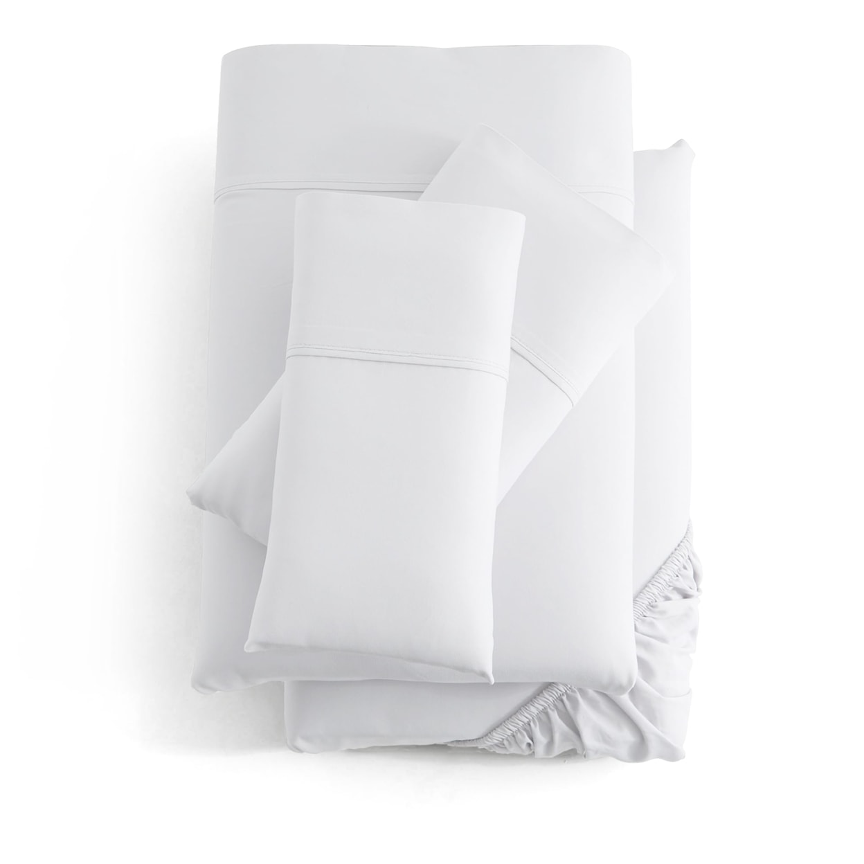 Malouf Rayon From Bamboo Duvet Set King White Rayon Sheet Set