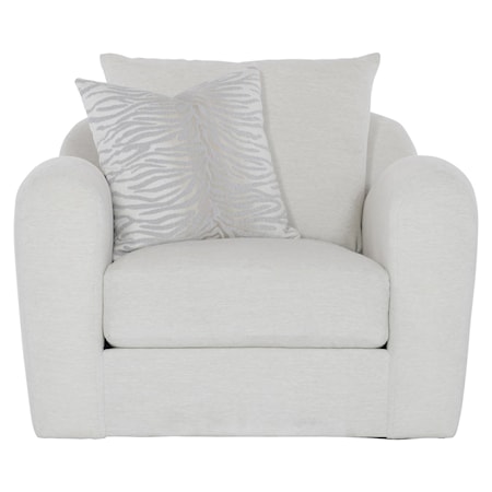 Asher Fabric Swivel Chair