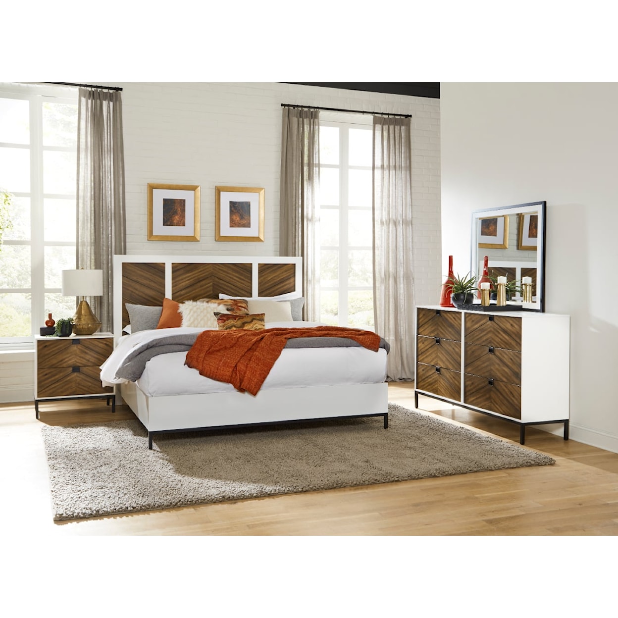 Homelegance Oslo Queen Panel Bed