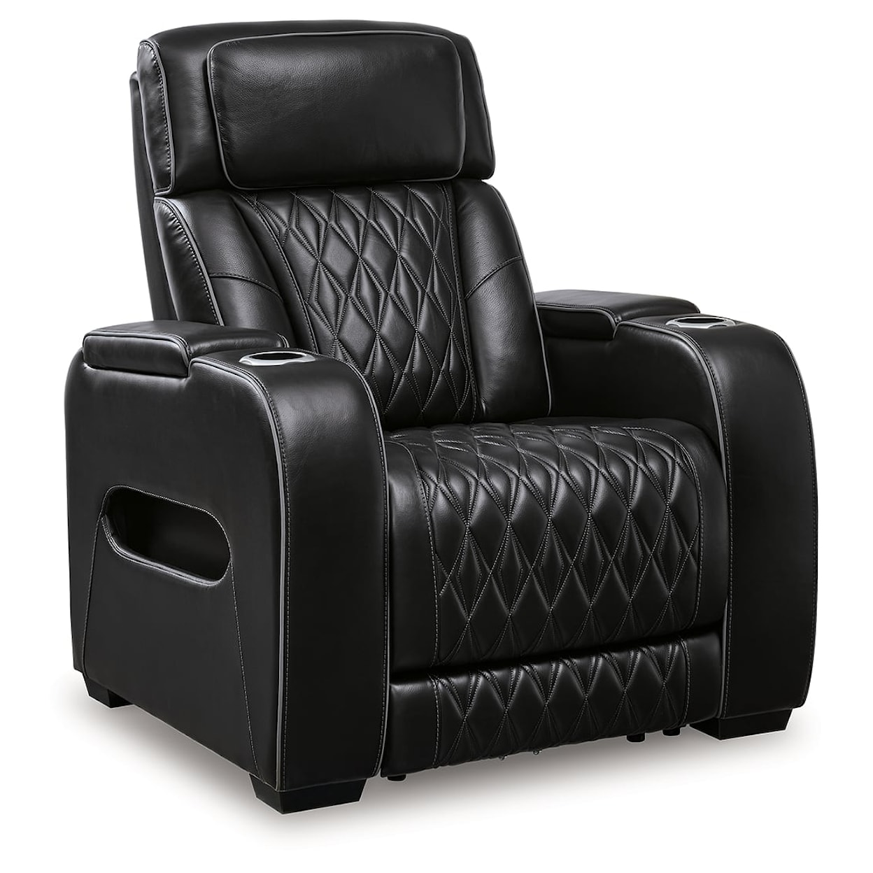 Ashley Signature Design Boyington Power Recliner with Adj Headrest