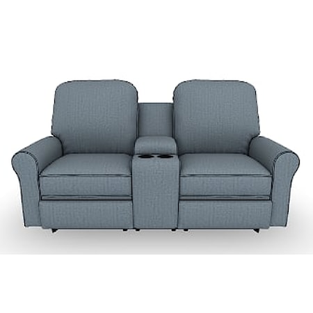 Power Reclining Space Saver Loveseat