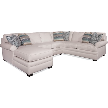 Three-Piece Chaise Sectional