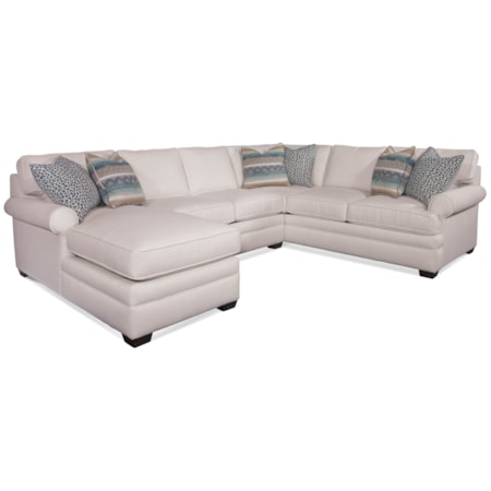 Three-Piece Chaise Sectional
