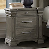 Elements International Kings Court 3-Drawer Nightstand