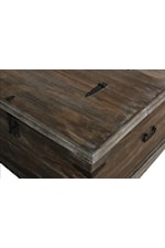 Cottage Creek Furniture Westwood Rustic Storage Cocktail Table