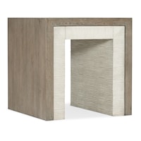 Casual End Table with Soft-Close Drawer