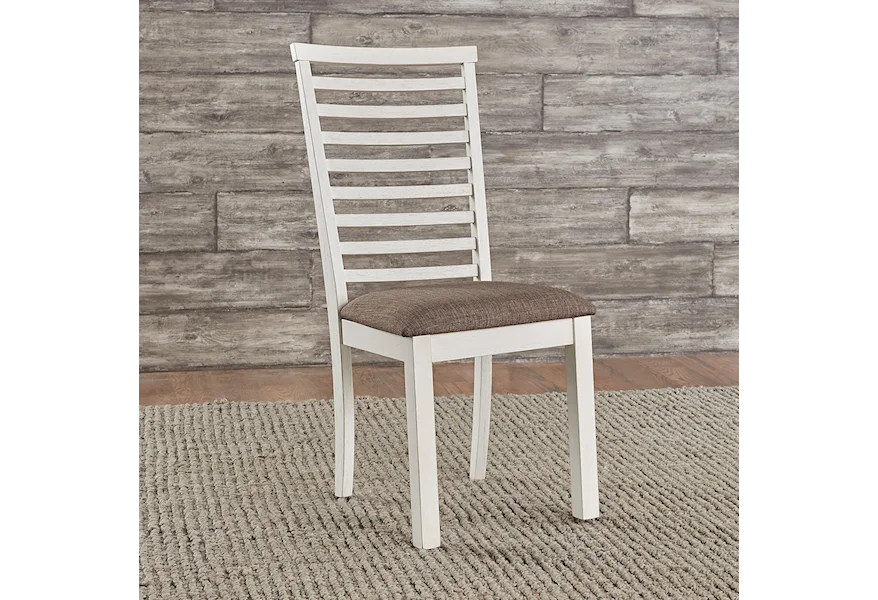 Brook Bay Uph Ladder Back Side Chair by Liberty Furniture at VanDrie Home Furnishings