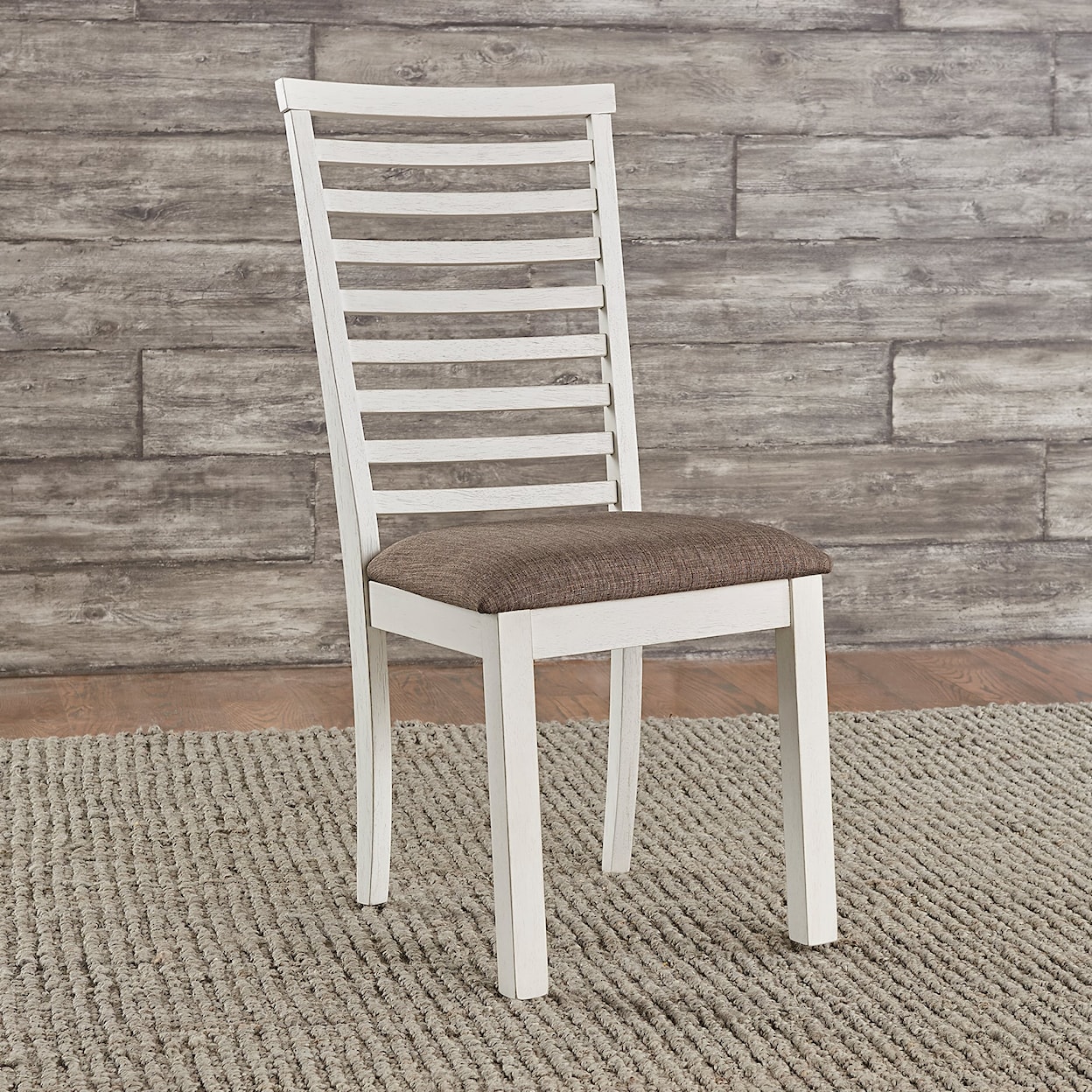 Liberty Furniture Brook Bay Uph Ladder Back Side Chair