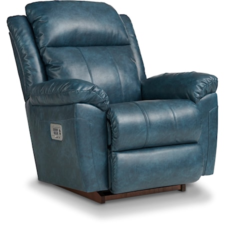 Casual Power Recliner with Power Headrest