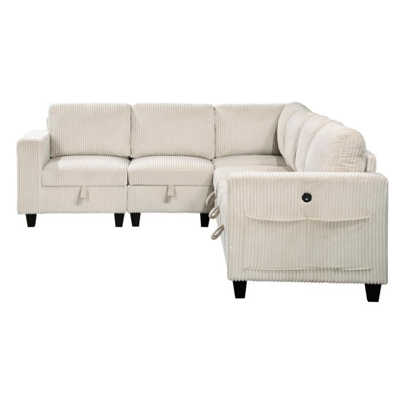 6-Piece Sectional Sofa