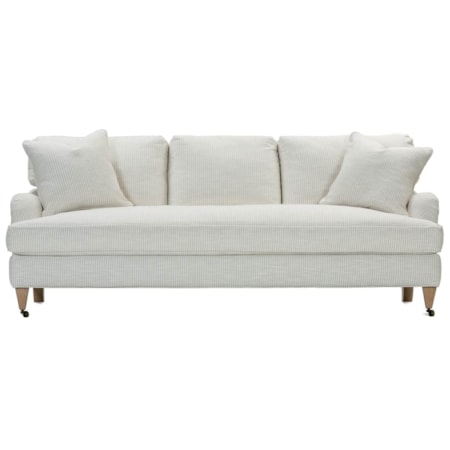 86" Bench Seat Sofa w/English Arms
